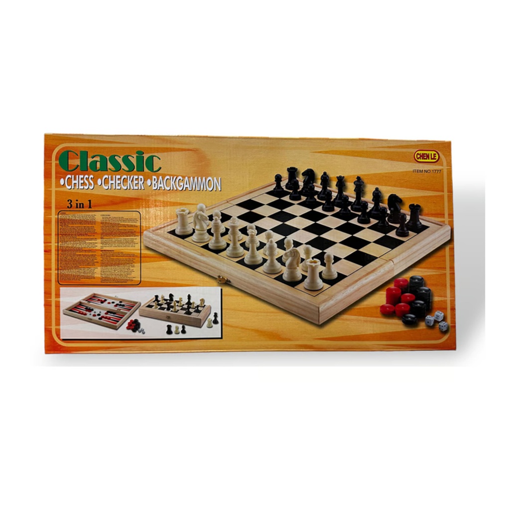 JUEGO DE AJEDREZ CON CAJA