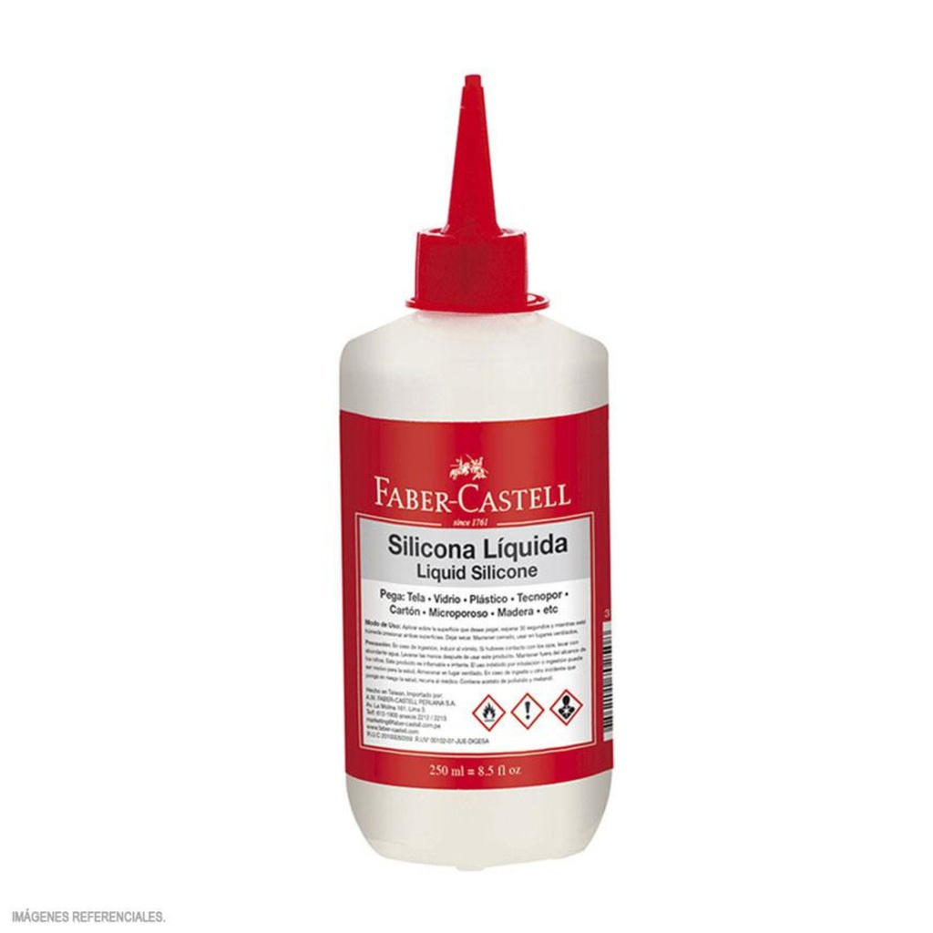 SILICONA LIQUIDA FABER CASTELL 250 ML