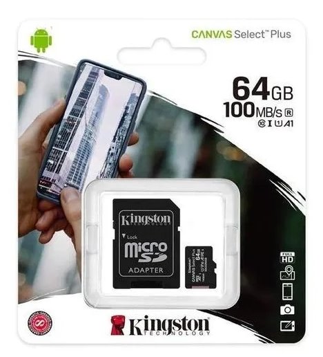 MEMORIA SD 128GB KINGSTON CANVAS SELECT