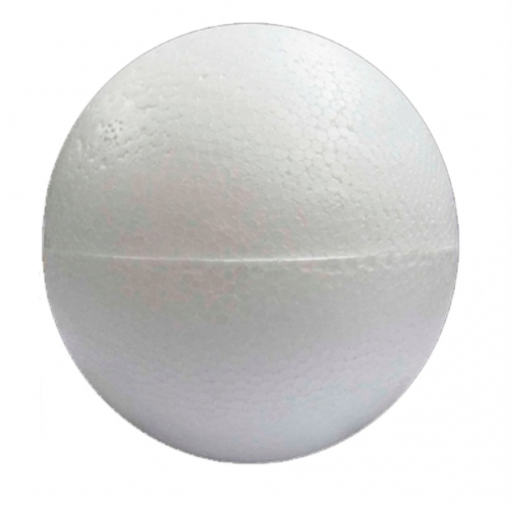 BOLAS DE TECNOPOR 6" 10 UND