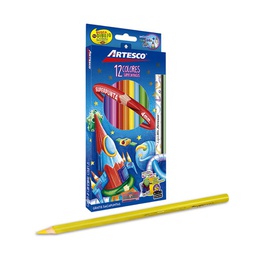 LAPIZ DE COLORES X 12 ARTESCO
