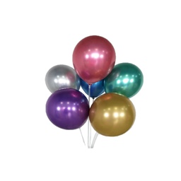 BOLSA DE GLOBOS METALCOS #9 50 UND