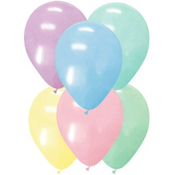 BOLSA DE GLOBOS PASTEL MATE #12 100 UND
